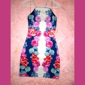 Guess floral halter strappy dress 6